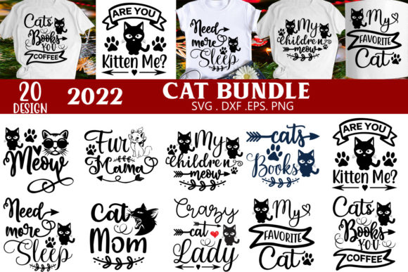 Cat Svg Bundle Cat Mom Svg Cat Sayings