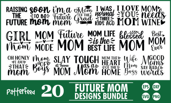 Future Mom SVG Bundle, Mother s Day SVG