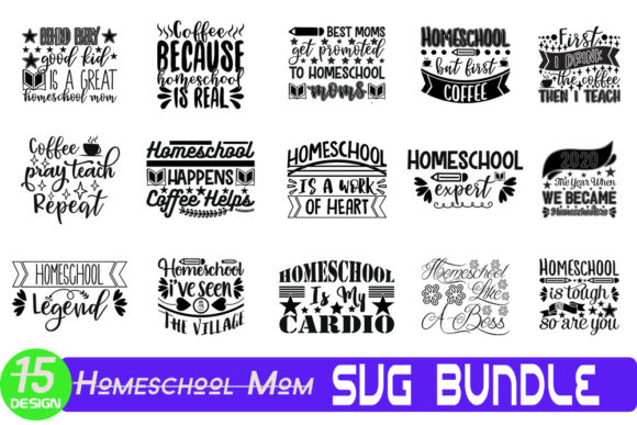 Homeschool Mom Svg Design Bundle: Graphics and Crafts Review