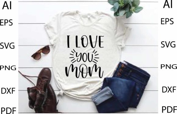 I LOVE MOM Svg Design Graphics and Crafts Review
