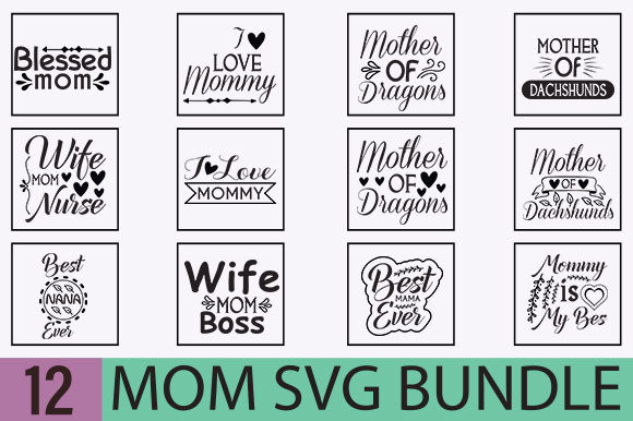 Mom Svg Design, Mom Svg Bundle