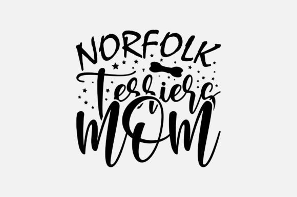 Norfolk Terriers Mom SVG Graphics for Crafts