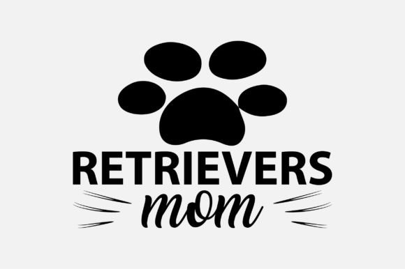 Retrievers Mom SVG Design: Graphics for Crafts